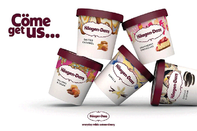 哈根冰淇淋包装设计